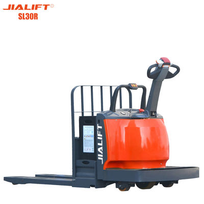 جودة  3 Ton Stand-On Electric Pallet Truck Rated Traction Lift Height 233mm مصنع